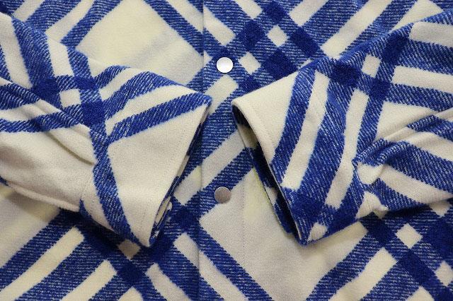 中古】バーバリー BURBERRY ARCHIVE CHECKED BRUSHED WOOLBLEND