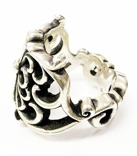 クロムハーツ ケイトハドソン バタフライ リング RNG WRAP 7号 クロム