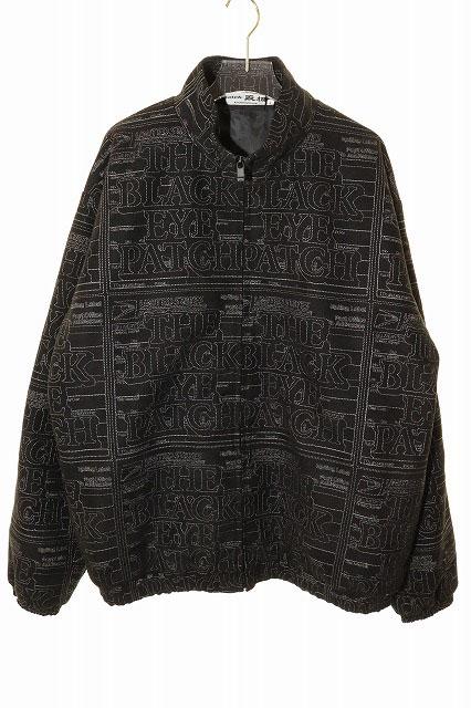 【中古】ブラックアイパッチ THE BLACK EYE PATCH PRIORITY LABEL FAKE SUEDE TRACK JACKET BLACK L 250709