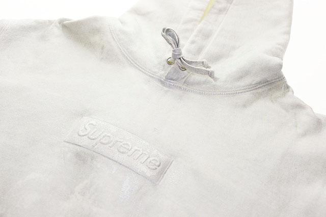 【中古】シュプリーム SUPREME MM6 MAISON MARGIELA 24SS FOIL BOX LOGO HOODED SWEAT SHIRT メゾン マルジェラ