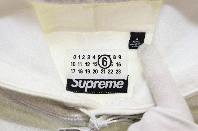 【中古】シュプリーム SUPREME MM6 MAISON MARGIELA 24SS FOIL BOX LOGO HOODED SWEAT SHIRT メゾン マルジェラ