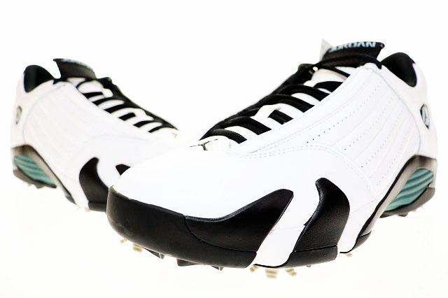 【中古】ナイキ NIKE AIR JORDAN 14 G GOLF 2025 29.5cm WHITE HJ7710-100 AJ14 エア ジョーダン ゴルフ ▲■250714