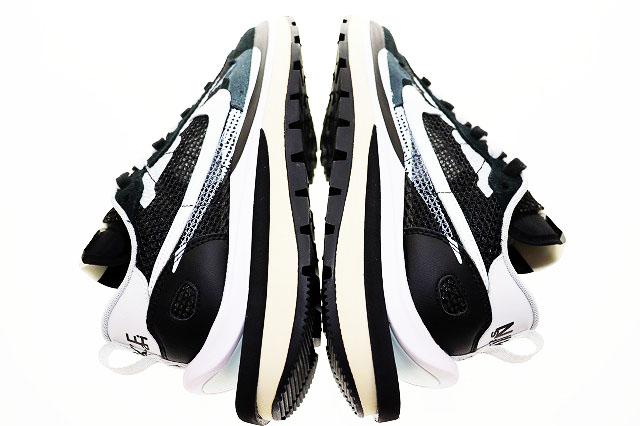 【中古】ナイキ NIKE VAPORWAFFLE SACAI BLACK WHITE 2020 27.5cm CV1363-001 ヴェイパーワッフル サカイ ▲250718
