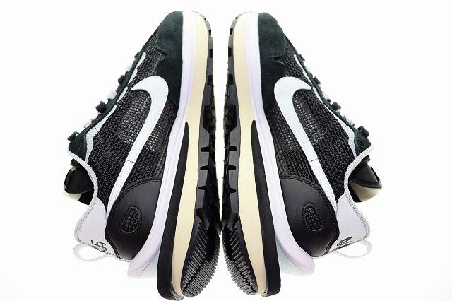 【中古】ナイキ NIKE VAPORWAFFLE SACAI BLACK WHITE 2020 27.5cm CV1363-001 ヴェイパーワッフル サカイ ▲250718