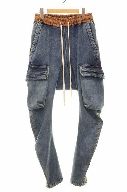 【中古】エーエフアーティファクト A.F ARTEFACT DENIM CARGO SARAUEL SKINNY サルエル スキニー ●▲■ 250716