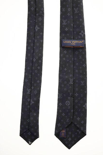 中古】ルイヴィトン LOUIS VUITTON MONOGRAM STAR TIE BLACK サイズS  