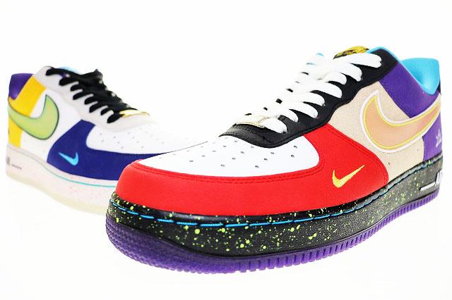 【中古】ナイキ NIKE AIR FORCE 1 '07 LV8 WHAT THE LA 2019 29cm CT1117-100 エア フォース I ロー ▲■250728