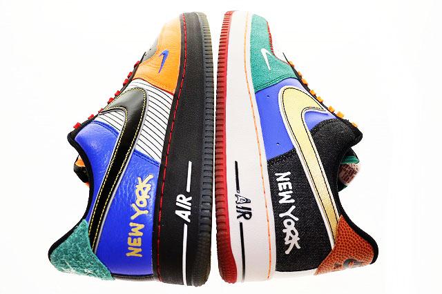 【中古】ナイキ NIKE AIR FORCE 1 '07 LV8 WHAT THE NYC 2019 28.5cm CITY OF ATHLETES CT3610-100 ▲■250729