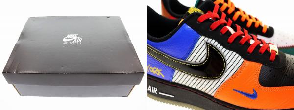 【中古】ナイキ NIKE AIR FORCE 1 '07 LV8 WHAT THE NYC 2019 28.5cm CITY OF ATHLETES CT3610-100 ▲■250729