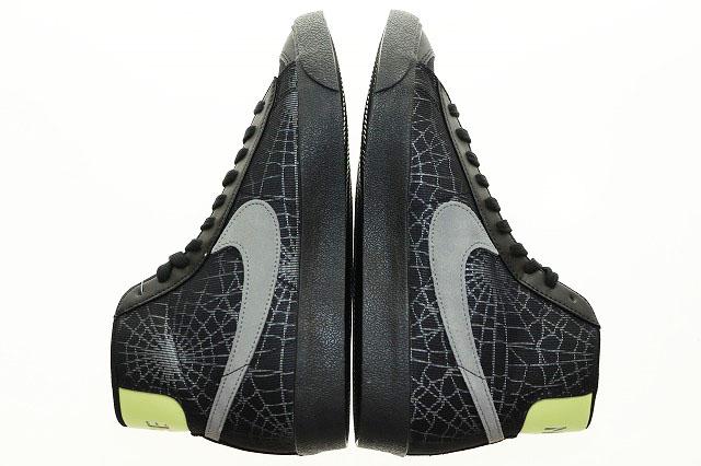 【中古】ナイキ NIKE BLAZER MID SPIDER WEB 77 BLACK 28.5cm DC1929-001 ブレーザー ミッド スパイダー ▲■250809