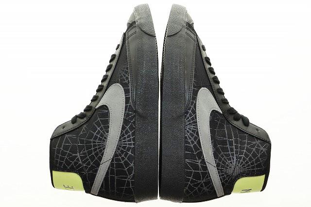 【中古】ナイキ NIKE BLAZER MID SPIDER WEB 77 BLACK 28.5cm DC1929-001 ブレーザー ミッド スパイダー ▲■250809