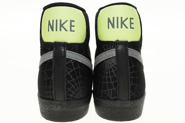【中古】ナイキ NIKE BLAZER MID SPIDER WEB 77 BLACK 28.5cm DC1929-001 ブレーザー ミッド スパイダー ▲■250809