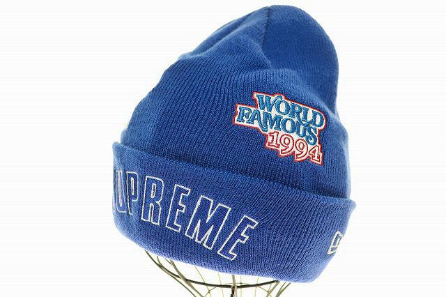 【中古】シュプリーム SUPREME × NEW ERA CHAMPIONSHIP BEANIE ニューエラ チャンピオンシップ ☆AA★▲■251028