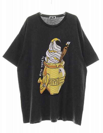 【中古】キスニューヨークシティ KITH NYC Treats アイスクリーム TEE XLサイズ トリーツ 半袖 Tシャツ 250805