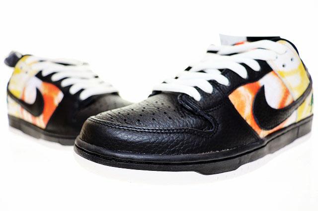 【中古】ナイキ NIKE SB DUNK LOW PRO QS RAYGUNS AWAY 2019 28cm TIE-DYE BQ6832-001 ダンク ロー プロ ▲■250808