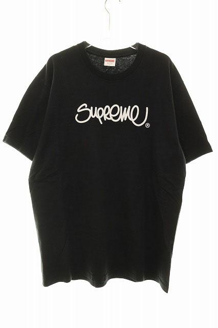 【中古】シュプリーム SUPREME 22SS HANDSTYLE TEE BLACK L ハンドスタイル Tシャツ ロゴ プリント ☆AA★250911