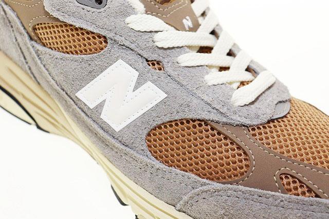 【中古】ニューバランス NEW BALANCE U993GG 28.5cm D ワイズ USA製 グレー ベージュ ▲■250805 メンズ