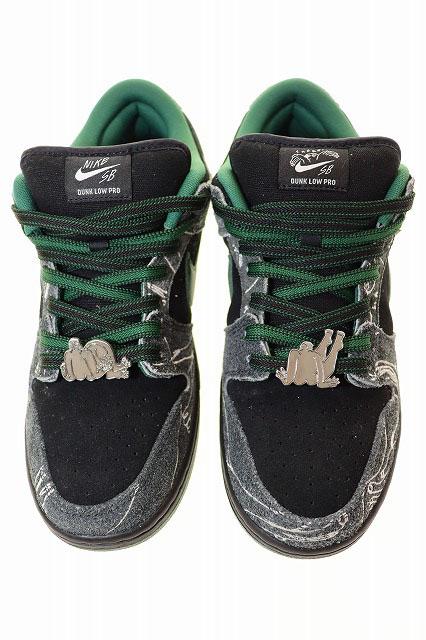 【中古】ナイキ NIKE SB DUNK LOW THERE SKATEBOARDS BLACK 28.5cm HF7743-001 エスビー ダンク ロー ▲■250807