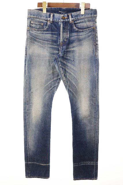 【中古】サンローラン パリ SAINT LAURENT PARIS 20AW STRAIGHT JEANS SIZE 28 デニムパンツ ☆AA★250911