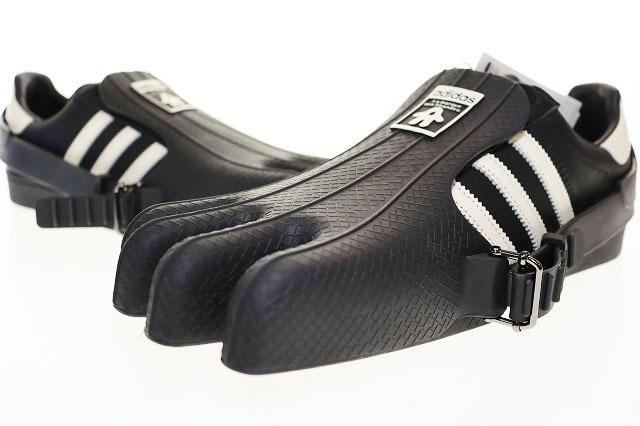 中古】アディダス adidas × AVAVAV SUPERFINGER SUPERSTAR BLACK 24cm