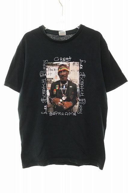 【中古】シュプリーム SUPREME 10SS LEE SCRATCH PERRY PHOTO TEE BLACK M リー スクラッチ ペリー ☆AA★250911