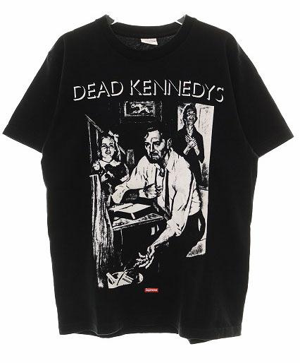 【中古】シュプリーム SUPREME × DEAD KENNEDYS 14SS TOO DRUNK TO FUCK S/S TEE BLACK デッド ケネディーズ Tシャツ
