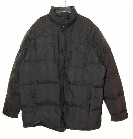 【中古】nitrow DOWN JACKET GREY 2XL NW042-JK15 ナイトロウ ダウン ジャケット グレンチェック グレー