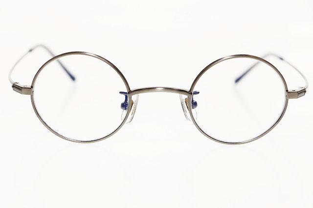 【中古】JOHN LENNON 40□24-145 JL-1124 ジョンレノン メガネ 眼鏡 丸眼鏡 度入り シルバー ▲■250826 メンズ