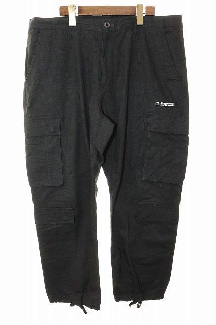 【中古】ブラックアイパッチ THE BLACK EYE PATCH リップストップ カーゴパンツ XL ブラック 黒 ☆AA★250926 メンズ