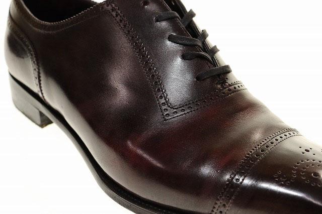 【中古】アンソニー クレバリー ANTHONY CLEVERLEY CAMERON CV007 UK9E キャメロン レザー セミブローグ ●▲■250827 中古】アンソニー クレバリー ANTHONY CLEVERLEY CAMERON CV007 UK9E