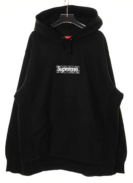 【中古】シュプリーム SUPREME 19AW BANDANA BOX LOGO HOODED SWEATSHIRT バンダナ ボックス ロゴ フーデッド パーカ