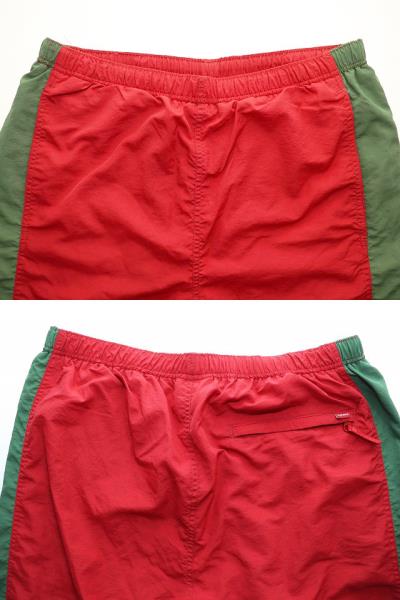 【中古】シュプリーム SUPREME 19AW SIDE LOGO TRACK PANT L サイド ロゴ トラック パンツ レッド グリーン ナイロン_2
