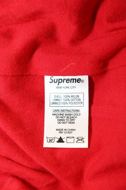【中古】シュプリーム SUPREME 19AW SIDE LOGO TRACK PANT L サイド ロゴ トラック パンツ レッド グリーン ナイロン_7