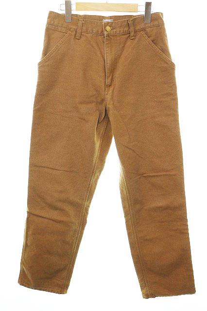 【中古】カーハート carhartt wip SINGLE KNEE PANT BROWN 28/32 I001002 シングル二ー パンツ 250815
