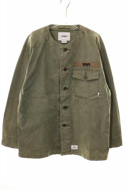 【中古】ダブルタップス WTAPS 20SS SCOUT LS SHIRT OLIVE DRAB SIZE 01 201TQDT-SHM01 ☆AA★250926
