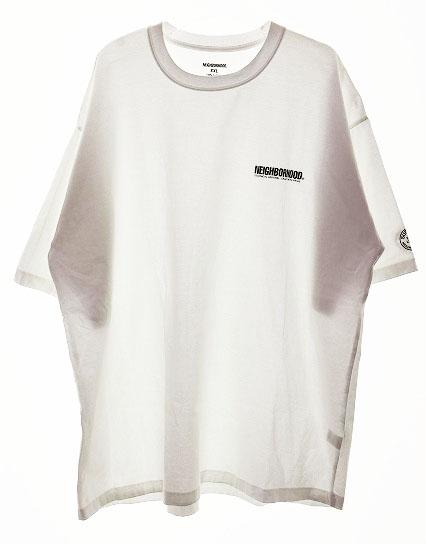 【中古】ネイバーフッド NEIGHBORHOOD 24SS NH. TEE SS-9 WHITE XXL 241PCNH-ST09 ロゴ プリント Tシャツ ホワイト