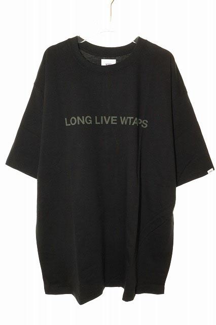【中古】ダブルタップス WTAPS LLW SS TEE BLACK SIZE05 211PCDT-ST02S プリント Tシャツ 半袖 ☆AA★■250914