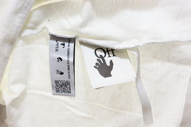 中古】オフホワイト OFF WHITE ACRYLIC ARROW TEE WHITE S アクリル