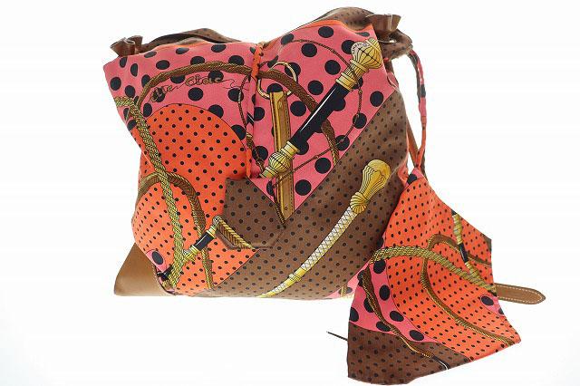 【中古】エルメス HERMES 肩先 御徒面子 シルキーシティ PM さくら色 【ブランド名古着ベクター】☆AA★●▲260124