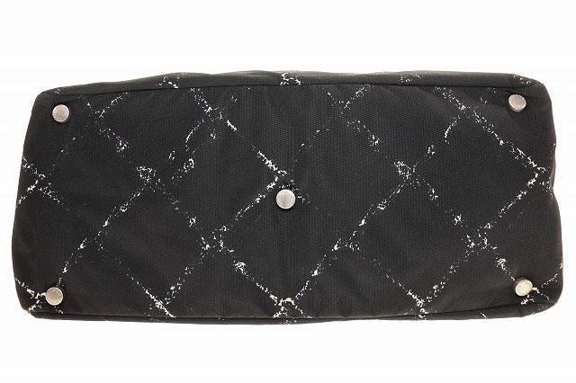 【中古】シャネル CHANEL 旧 トラベルライン トートバッグ フランス製 ブラック ☆AA★●▲251025 レディース_2