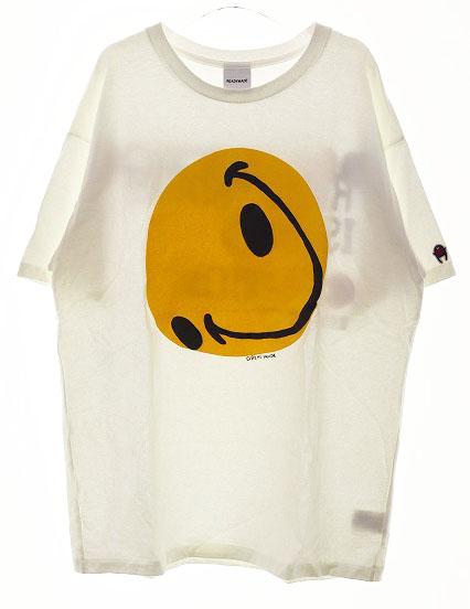 【中古】レディメイド READYMADE COLLAPSED FACE TEE WHITE XL コラプス フェイス Tシャツ プリント ホワイト 半袖
