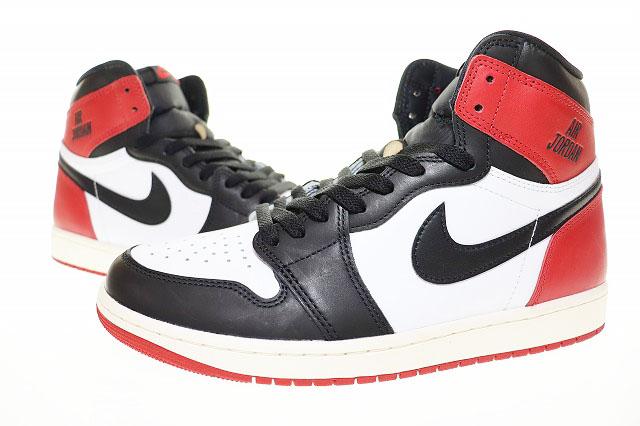 【中古】ナイキ NIKE AIR JORDAN 1 RETRO HIGH OG BLACK TOE REIMAGINED 28cm AJ1 エア ジョーダン レトロ ▲■250825