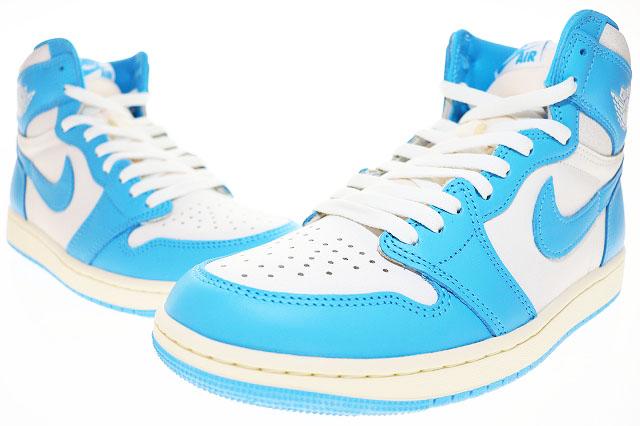 【中古】ナイキ NIKE AIR JORDAN 1 RETRO HIGH OG UNC REIMAGINED 27.5cm DZ5485-402 エア ジョーダン レトロ ハイ