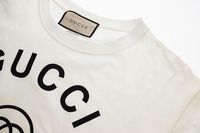 【中古】グッチ GUCCI FIRENZE 1921 PRINT TEE WHITE S 616036 XJD7T フィレンツェ ロゴ プリント ☆AA★251006_2