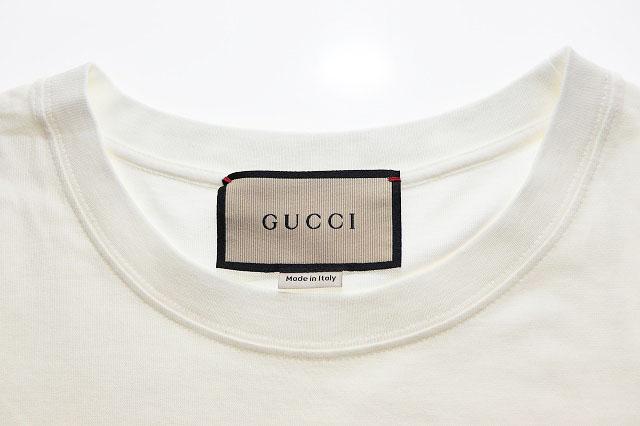 【中古】グッチ GUCCI FIRENZE 1921 PRINT TEE WHITE S 616036 XJD7T フィレンツェ ロゴ プリント ☆AA★251006_4