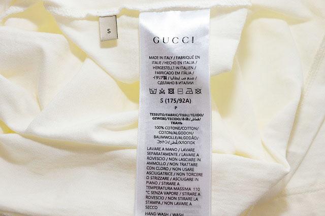 【中古】グッチ GUCCI FIRENZE 1921 PRINT TEE WHITE S 616036 XJD7T フィレンツェ ロゴ プリント ☆AA★251006_5