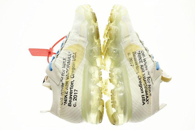 【中古】ナイキ NIKE × OFF WHITE AIR VAPORMAX 27cm オフホワイト エア ヴェイパーマックス ☆AA★▲■251107 中古】ナイキ NIKE × OFF WHITE AIR VAPORMAX 27cm オフホワイト エア