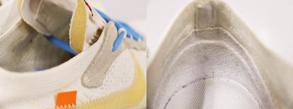 中古】ナイキ NIKE × OFF WHITE AIR VAPORMAX 27cm オフホワイト エア