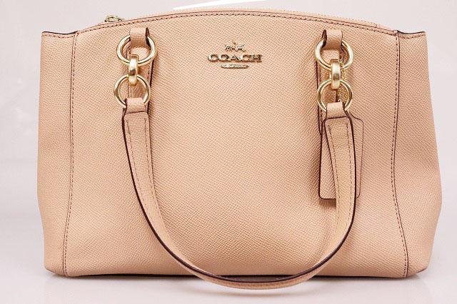 【中古】コーチ COACH 2WAY クリスティ キャリーオール ショルダーバッグ F57523 ハンドバッグ レザー ●▲260124