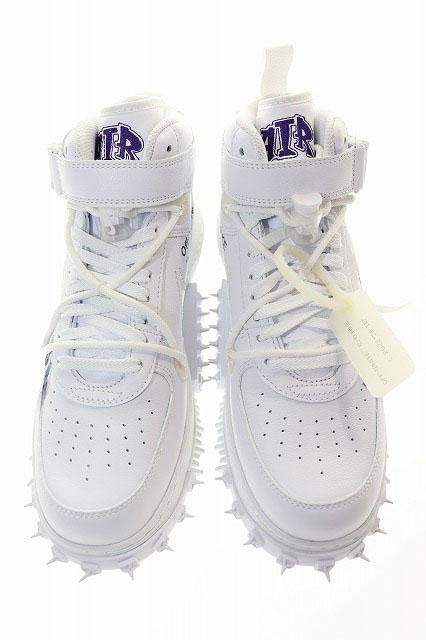 【中古】ナイキ NIKE × OFF WHITE AIR FORCE 1 MID SP GRAFITTI 28cm オフ ホワイト エア フォース ☆AA★▲■251031 中古】ナイキ NIKE × OFF WHITE AIR FORCE 1 MID SP GRAFITTI 28cm